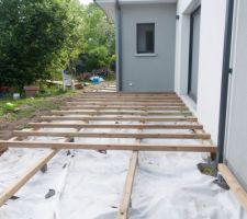 Suite de la terrasse : Structure