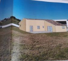 Implantation de la maison sur le terrain