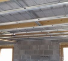 Plafond auto-portant à l'étage