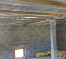 Plafond auto-portant à l'étage