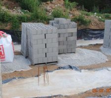 Livraison d'un petit peu de parpaing, ou sont mes cailloux lool