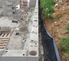 &Eacute;l&eacute;vation du Vide sanitaire 7 rangs conform&eacute;ment a l'&eacute;tude de sol