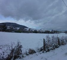 Le terrain du lotissement.. Toujours en attente du d&eacute;but des travaux