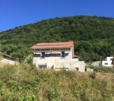 Vue sur notre maison depuis la rue