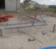 Mise en place des &eacute;vacuations est diff&eacute;rentes gaines techniques