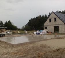 Coulage de la dalle