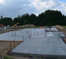 Notre dalle coulée !