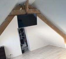 Aménagement dessus de garage. 11/02/2017