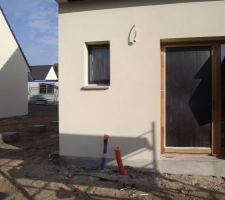 Facade avant enduit
