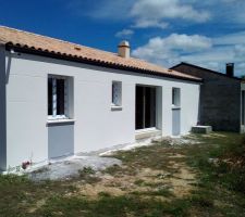 Enduit facade arriere