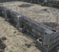 Quilles pos&eacute;es pour la terrasse.