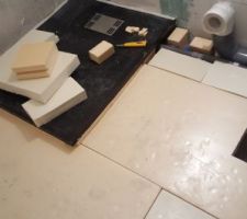 Plate-forme en polystyrene extrudé