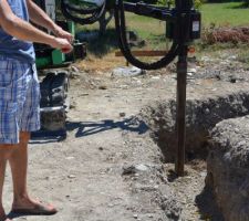 Pose des technopieux