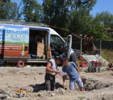 Pose des technopieux