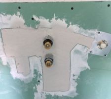 Plomberie dans la douche