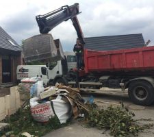 Nettoyage du chantier