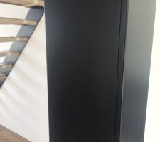 Capotage alu du poteau de refend