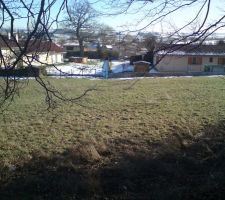 Vue du terrain : exposition est