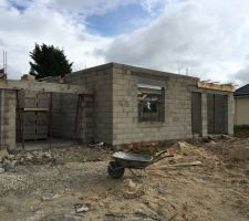 &Eacute;l&eacute;vation des murs.