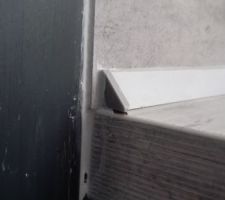 Crédence effet béton