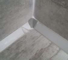 Crédence effet béton