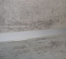 Crédence effet béton