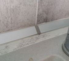 Crédence effet béton