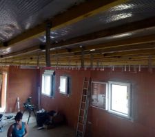 Suspente plafond au laser