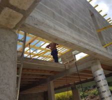 Charpentier en action