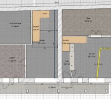 Projet plan du rez-de-chaussée