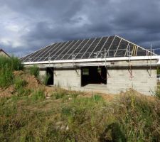 Mise en place de la sous-toiture