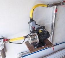 La pompe + circuit d'arrivée