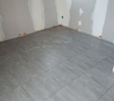 Carrelage des chambres en 45