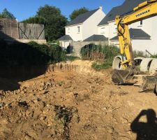 Terrassement en cours !