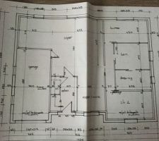 Voici le plan de notre maison, pouvez me dire ce que vous pensez de l'agencement.