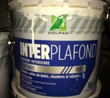 Pot de peinture ZOLPAN i terplafond MAT