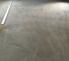 Trac&eacute; des futures cloisons