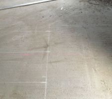 Trac&eacute; des futures cloisons