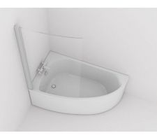 Baignoire d'angle gain de place