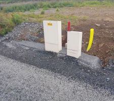 Pr&eacute;paration pour le muret (&agrave; la charge du lotisseur)