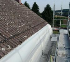 Echafaudage démonatge avant toit