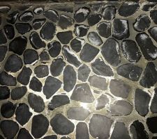 Douche italienne sol en mosaique