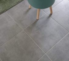 Carrelage du s&eacute;jour en 60 par 60