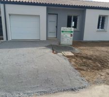 Allée de garage terminée