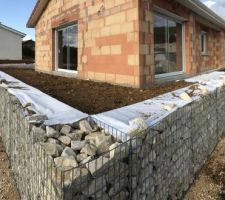 Remblai gabion