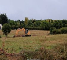 D&eacute;but des travaux de terrassement