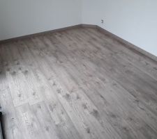 Pose du parquet par nos soins