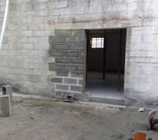 Mise en forme de la façade ( maçonnerie / linteau / découpe)