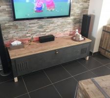 Modif 2017 meuble tv vestiaire