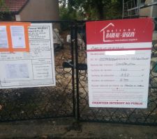 Permis de construire affiché le 4 octobre 2016